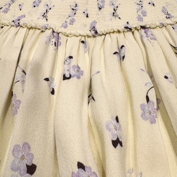 Artizia Sun-deh Yellow Purple Floral Puff Sleeve Sun Dress Womens Size XL NWOT - Picture 6 of 9